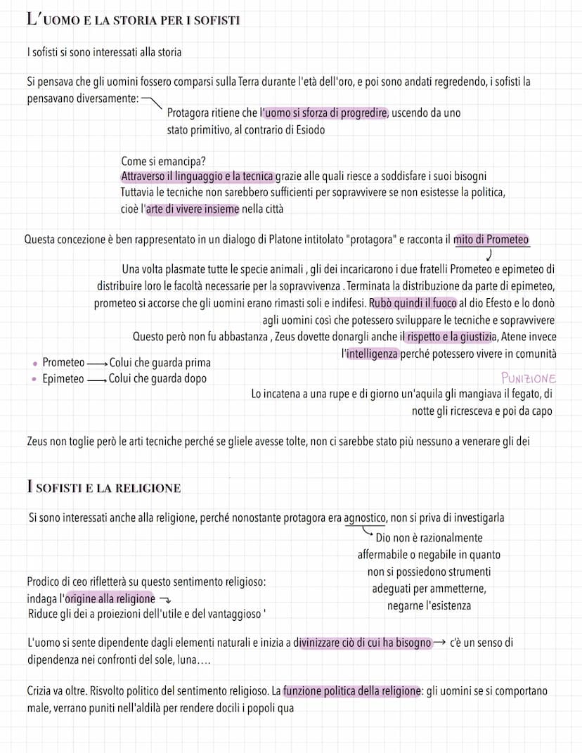 SOFISTI
"Sofista" sinonimo di saggio
Con questo nome si indicavano ad esempio i sette savi
A partire dal V secolo, i sofisti sono considerat