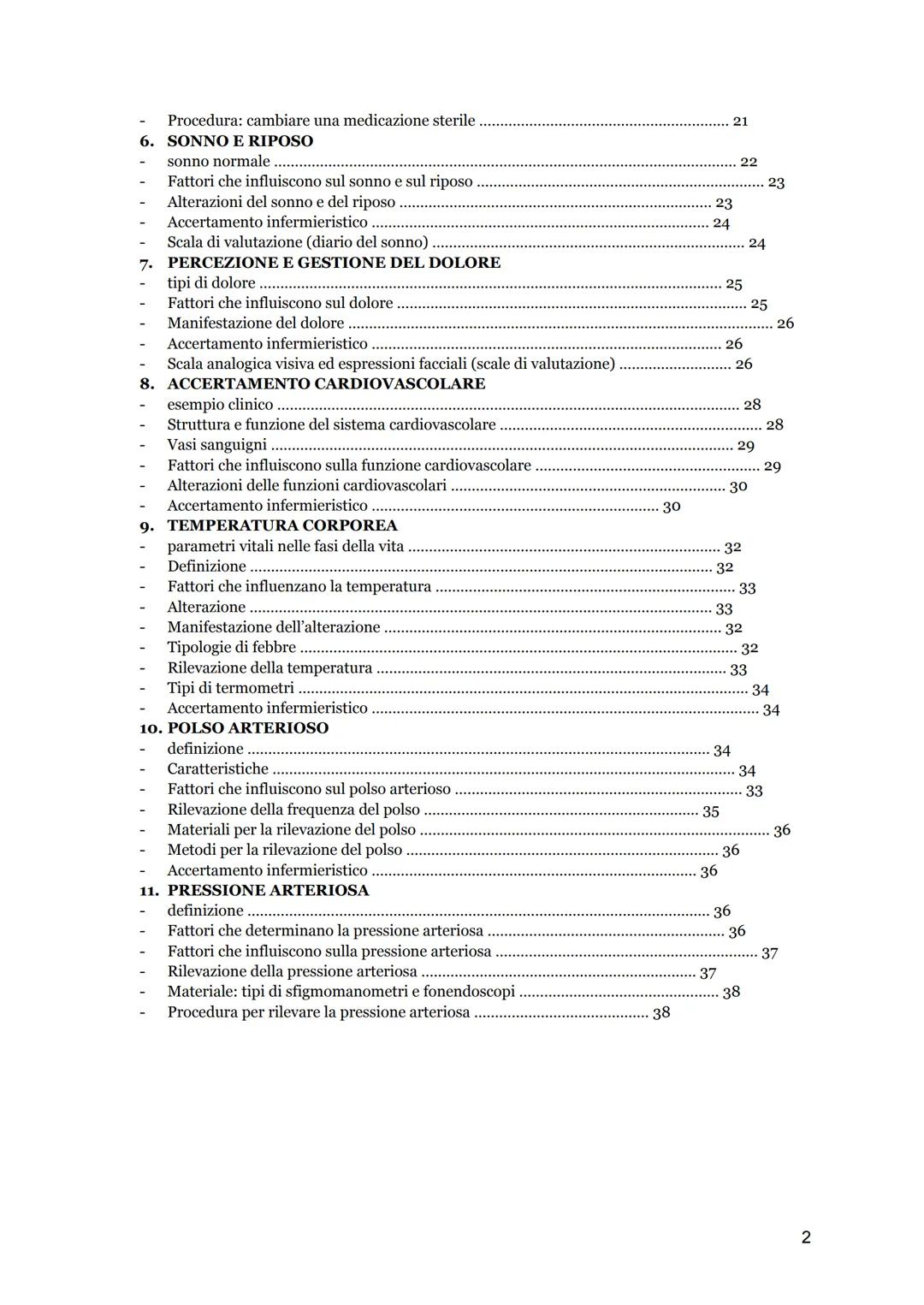 Infermieristica clinica
Indice
1. ACCETTAZIONE DEL PAZIENTE
concetto di accoglienza
Accettazione del paziente in reparto, pronto soccorso e 