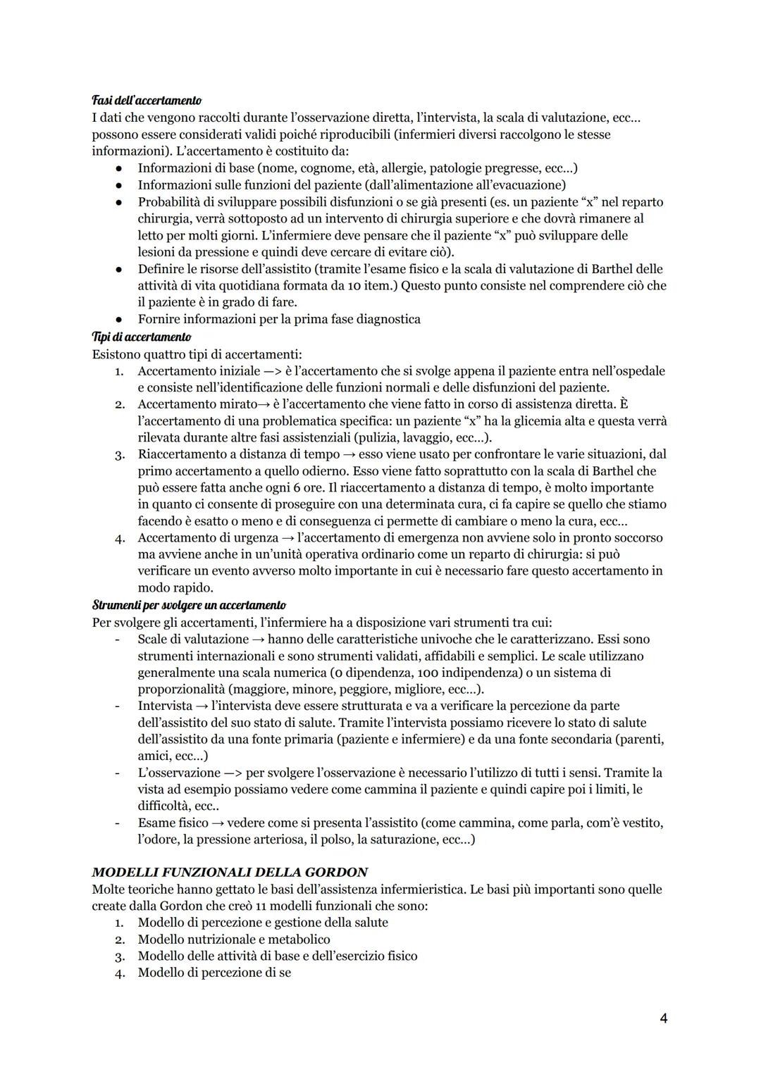Infermieristica clinica
Indice
1. ACCETTAZIONE DEL PAZIENTE
concetto di accoglienza
Accettazione del paziente in reparto, pronto soccorso e 