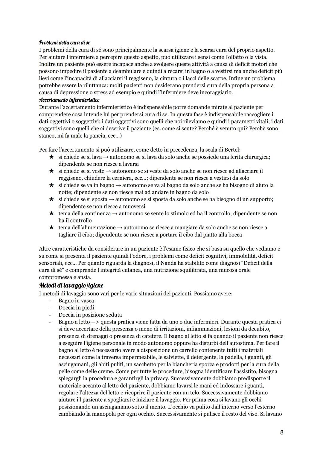 Infermieristica clinica
Indice
1. ACCETTAZIONE DEL PAZIENTE
concetto di accoglienza
Accettazione del paziente in reparto, pronto soccorso e 