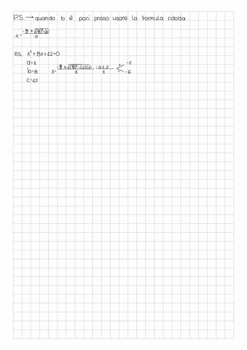 equazioni di secondo grado → → ax²+bx+c=O
Lun'equazione di secondo grado ha al massimo 2 soluzioni
se A²0→l'equazione è impossibile
Lse A ³0