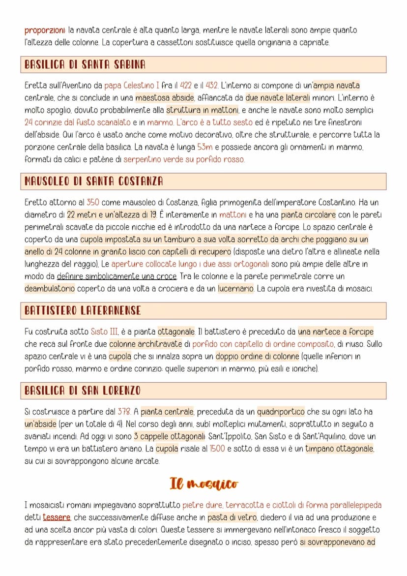 Arte Paleocristiana
Man mano che la comunità dei fedeli cresceva fu necessario poter disporre di spazi adeguati, perciò i
primi edifici adib