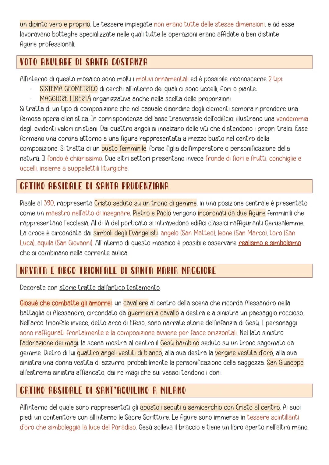 Arte Paleocristiana
Man mano che la comunità dei fedeli cresceva fu necessario poter disporre di spazi adeguati, perciò i
primi edifici adib