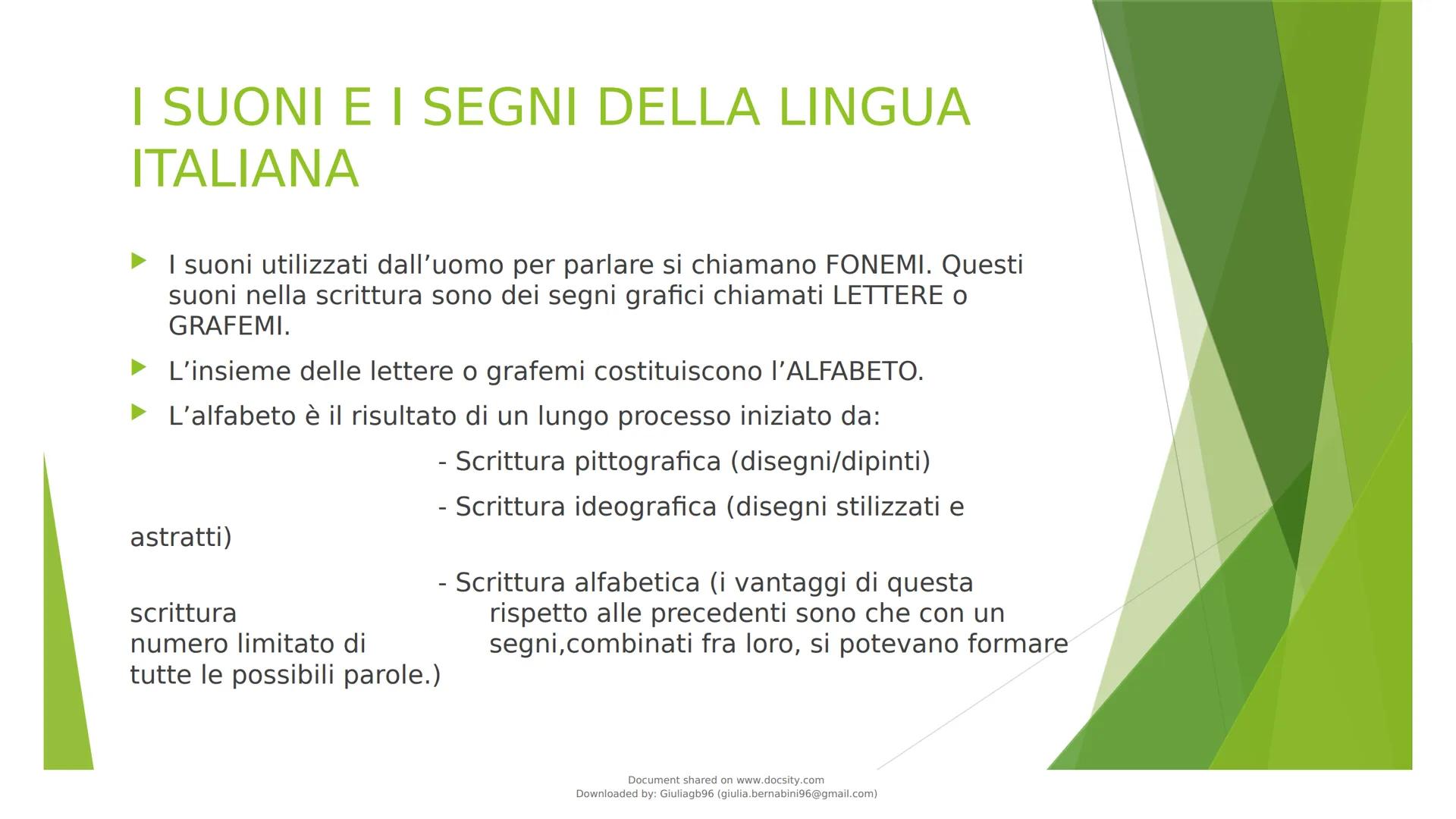 docsity
FONOLOGIA E ORTOGRAFIA
ITALIANA
Italiano
26 pag.
Document shared on www.docsity.com
Downloaded by: Giuliagb96 (giulia.bernabini96@gm