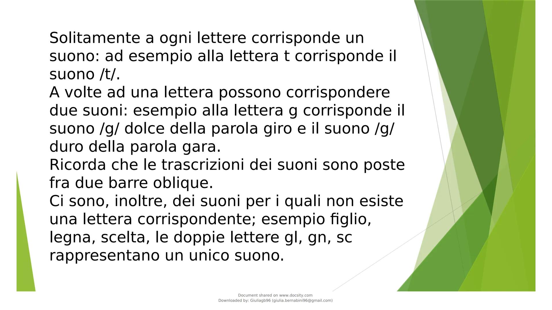 docsity
FONOLOGIA E ORTOGRAFIA
ITALIANA
Italiano
26 pag.
Document shared on www.docsity.com
Downloaded by: Giuliagb96 (giulia.bernabini96@gm