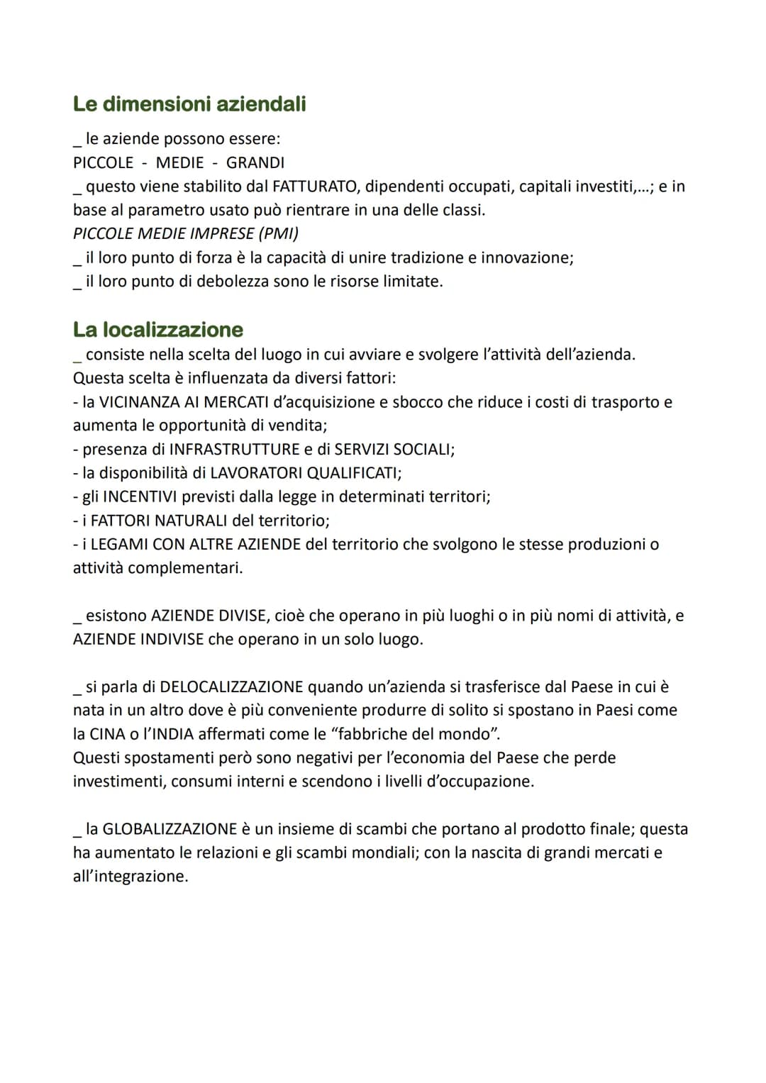 ECONOMIA: L'AZIENDA
Gli elementi costitutivi dell'azienda
_L'azienda è un sistema costituito da:
- l'ASSETTO ISTITUZIONALE: soggetti che dan