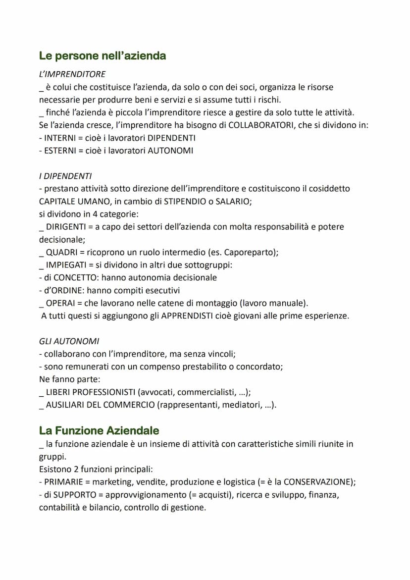 ECONOMIA: L'AZIENDA
Gli elementi costitutivi dell'azienda
_L'azienda è un sistema costituito da:
- l'ASSETTO ISTITUZIONALE: soggetti che dan