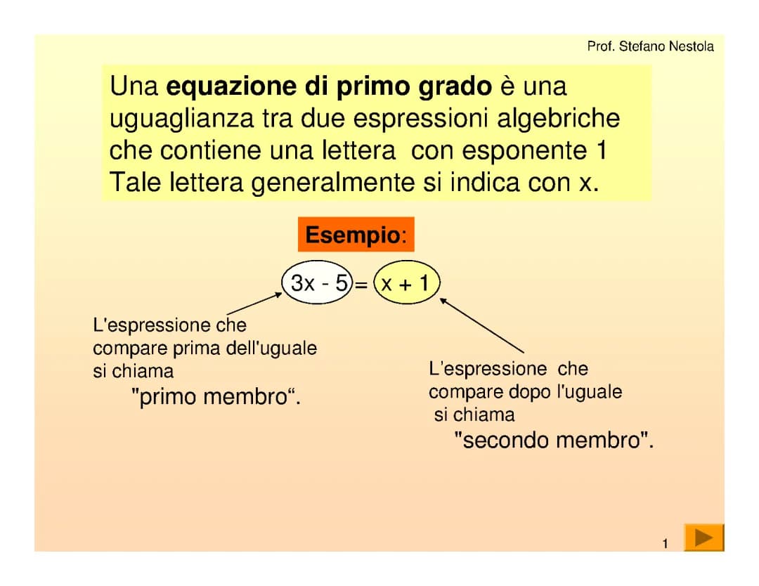 Equazioni