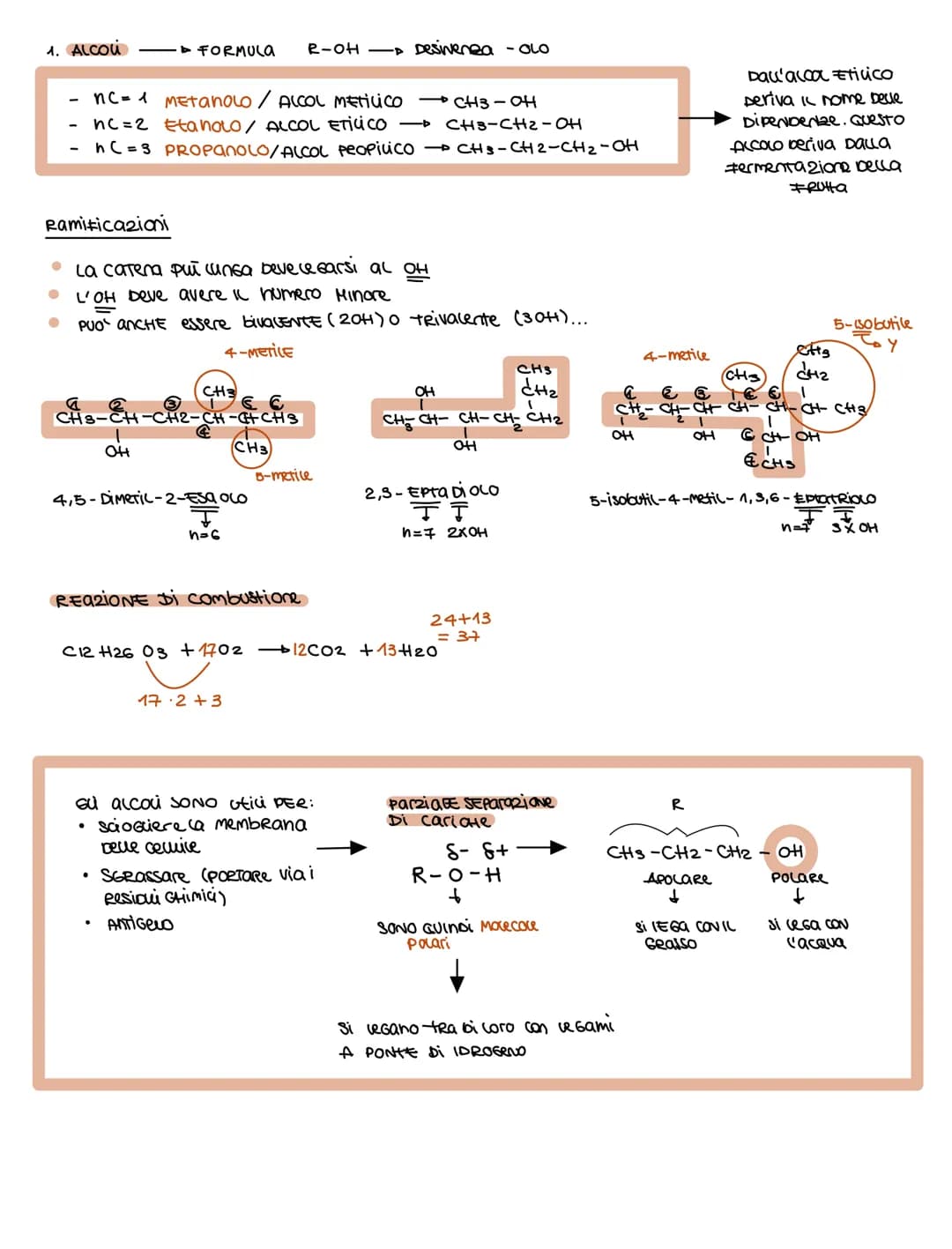 CLASSIFICAZIONE DELLE MOLECOLE ORGANICHE
RAMIFICATE
• LINEARI
C-c-c-c-c-c
I
с
SATURE SOLO Legami SINGOL
Co-c
C-C-C-C-C
APERTE
CH3
ALifarich
