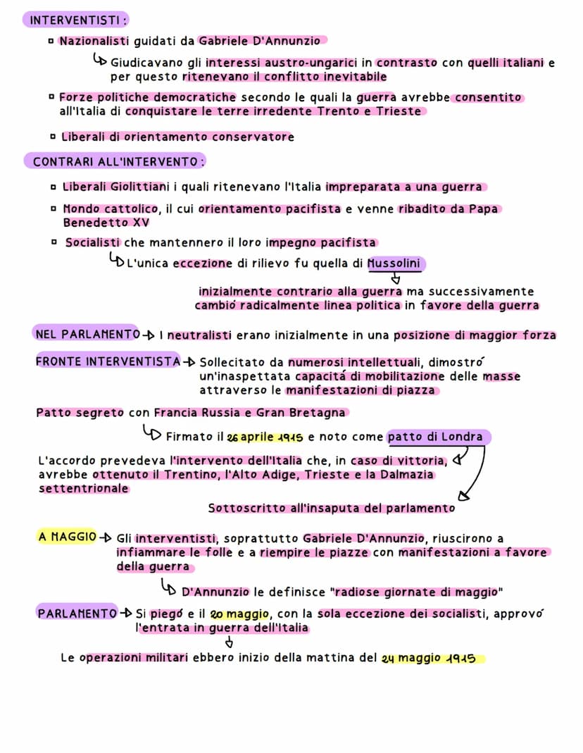 
<h4 id="leuropaallavigiliadellaguerra">L'Europa alla vigilia della guerra</h4>
<p>Nel periodo 1914-1918, l'Italia era governata da Salandra