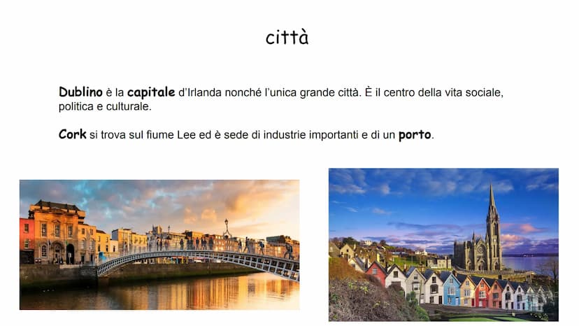 Irlanda B. di Dingle
Clifden
Dingle
C. Mizen
OCEANO ATLANTICO
C. Erris
Cliffs of Moher
Bantry
ISOLE
ARAN Galway
Ballina
Westport Castlebar
S