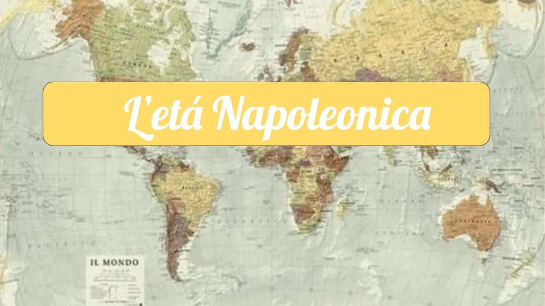 PRESENTAZIONE ETÀ NAPOLEONICA + APPROFONDIMENTO CANOVA