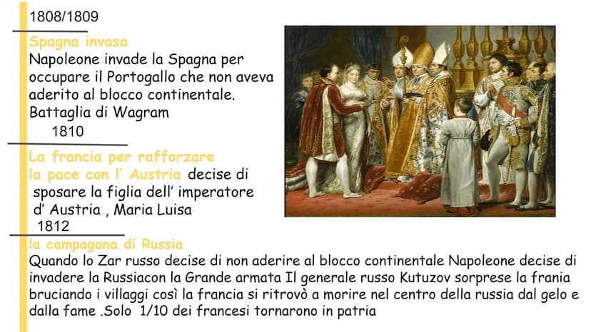 L'etá Napoleonica
IL MONDO 1796/1797
Campagna d' Italia
Vinta dai francesi terminò con la pace di Campoformio e
la formazione delle repubbli