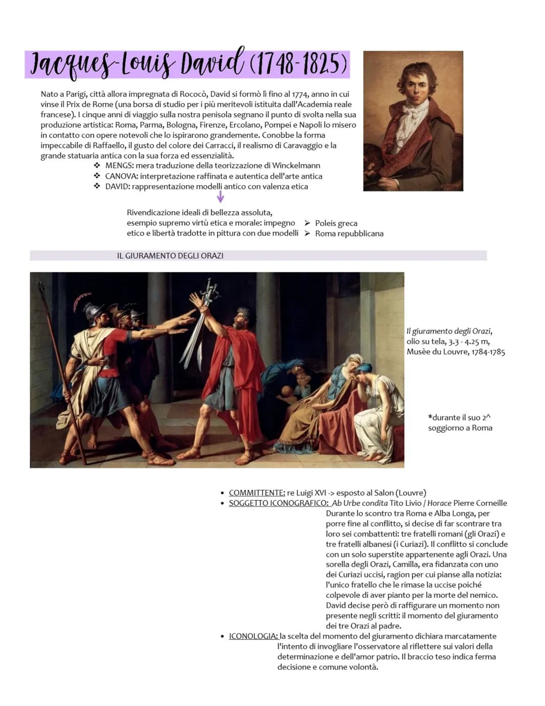 Neoclassicismo
martedi 27 settembre 2022 20:08
CONTESTO STORICO
Il '700 fu un periodo di numerosi cambiamenti e rivoluzioni:
→ Rivoluzione a