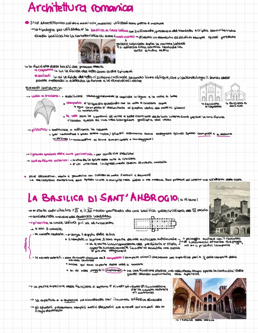 ARTE ARCHITETTURA ROMANICA
L'architettura romanica è lo stile del creare proprio dell'arte romanica, che si diffuse in
Europa nell'XI e XII 