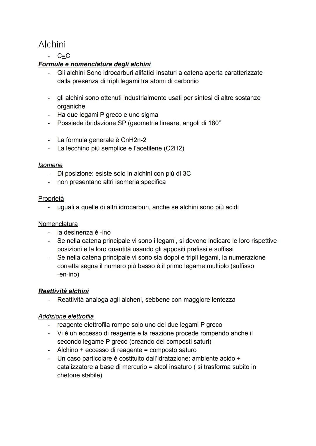 Alcani,
Alcheni
e
Alchini Alcani
Gli alcani sono idrocarburi a catena aperta con legami semplici C-C
Una panoramica su gli idrocarburi
gli i