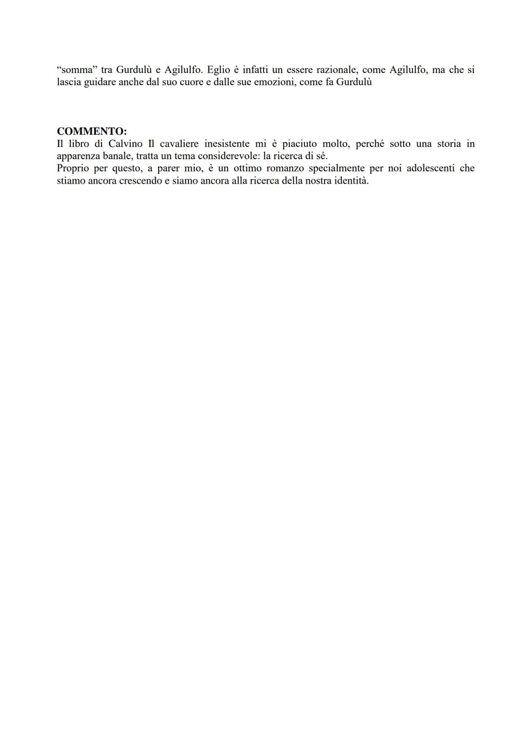 AUTORE: Italo Calvino
Il cavaliere inesistente
NOTIZIE SULL'AUTORE:
Italo Calvino nasce a Cuba il 15 ottobre 1923.All'eta' di due anni rient