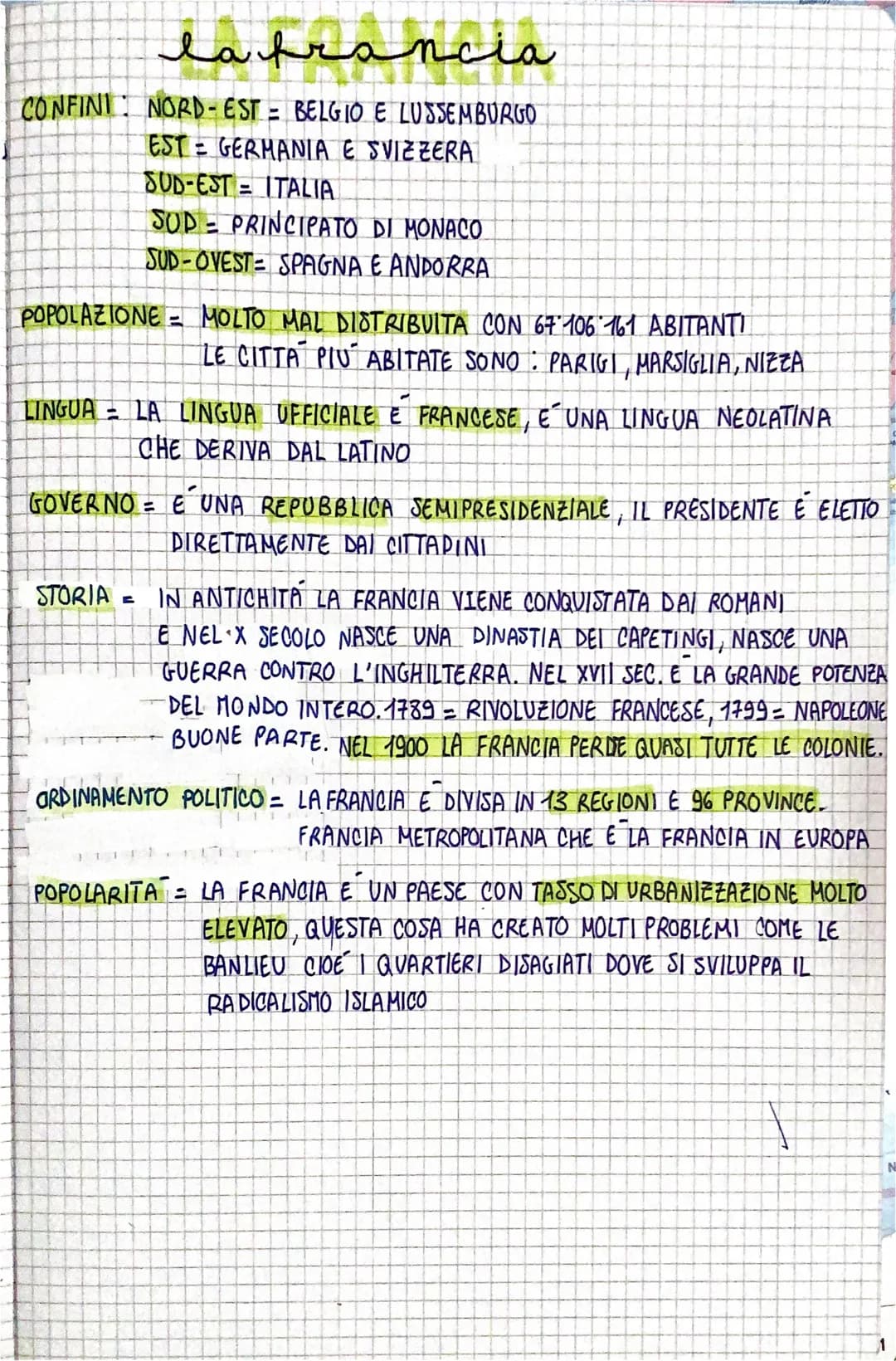 la francia
CONFINI NORD-EST = BELGIO E LUSSEMBURGO
EST= GERMANIA E SVIZZERA
SUD-EST ITALIA
=
SUD-PRINCIPATO DI MONACO
SUD-OVEST SPAGNA E AND