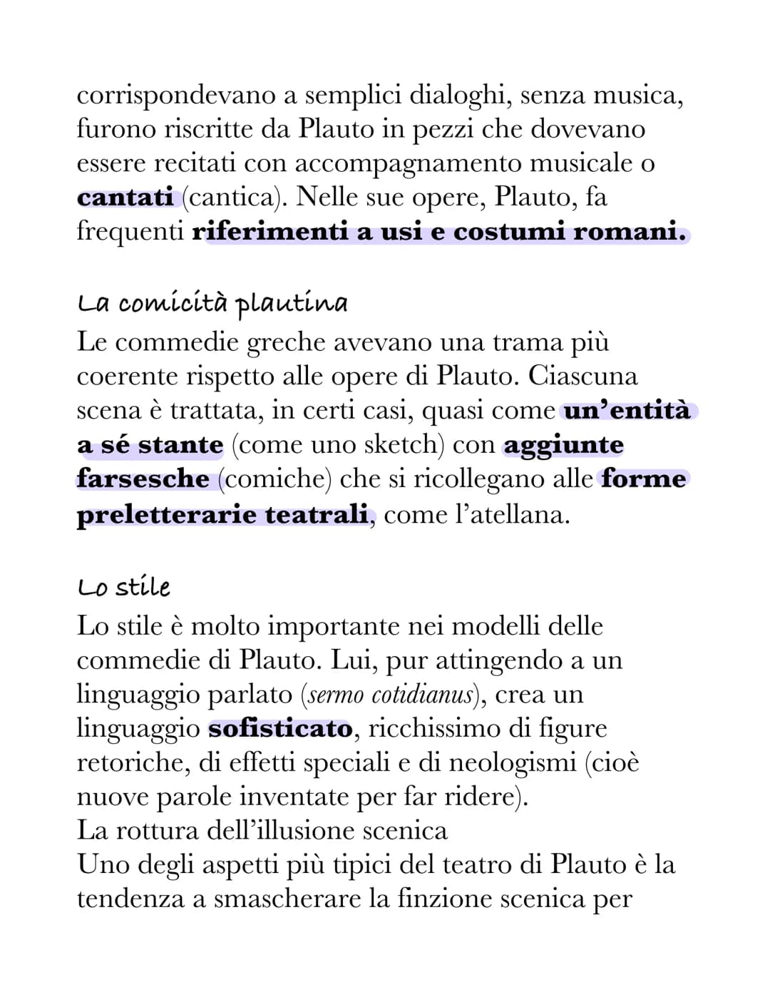 Plauto
La vita e i nomi del poeta
Plauto nacque qualche anno prima del 250 a.C. a
Sarsina (oggi in Romagna) e morì nel 184 a.C.
(periodo del
