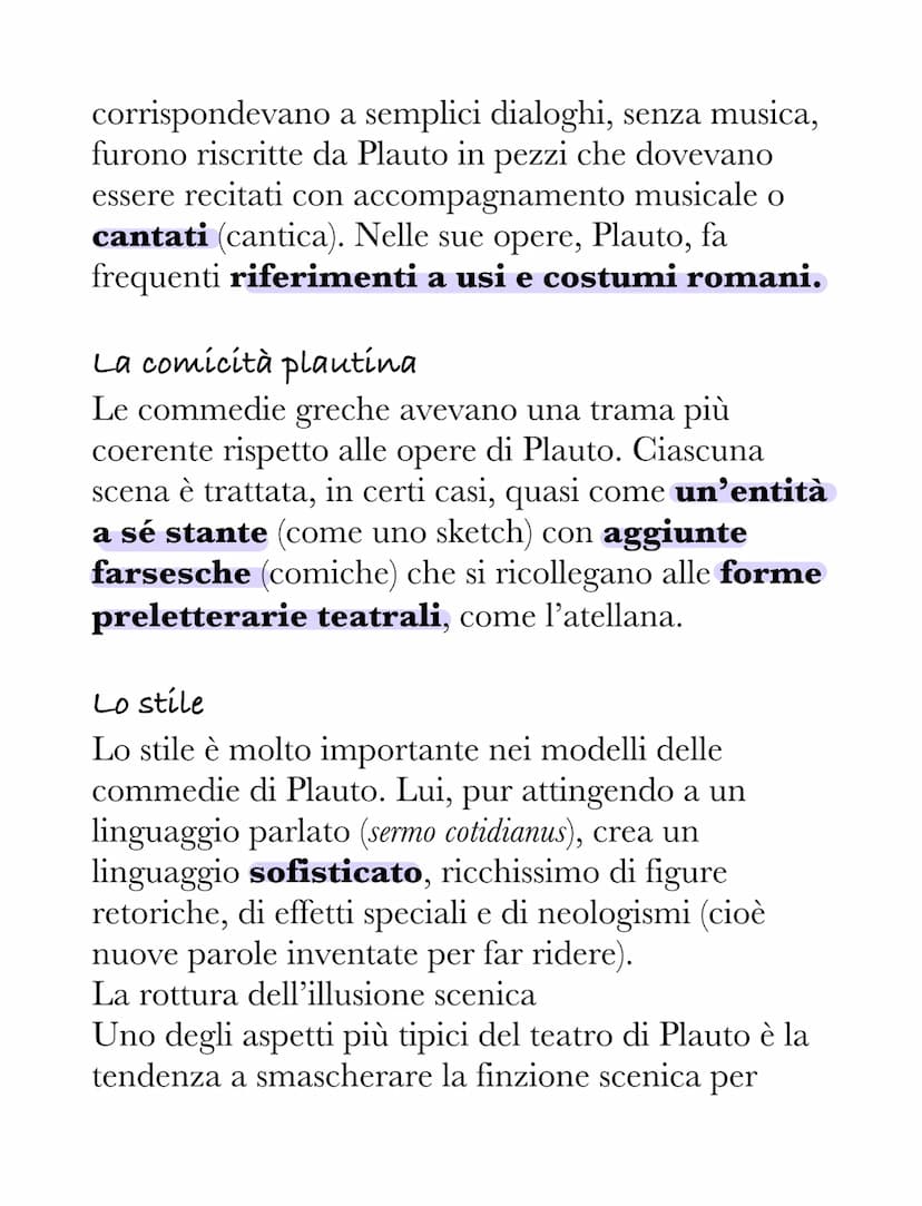 Plauto
La vita e i nomi del poeta
Plauto nacque qualche anno prima del 250 a.C. a
Sarsina (oggi in Romagna) e morì nel 184 a.C.
(periodo del