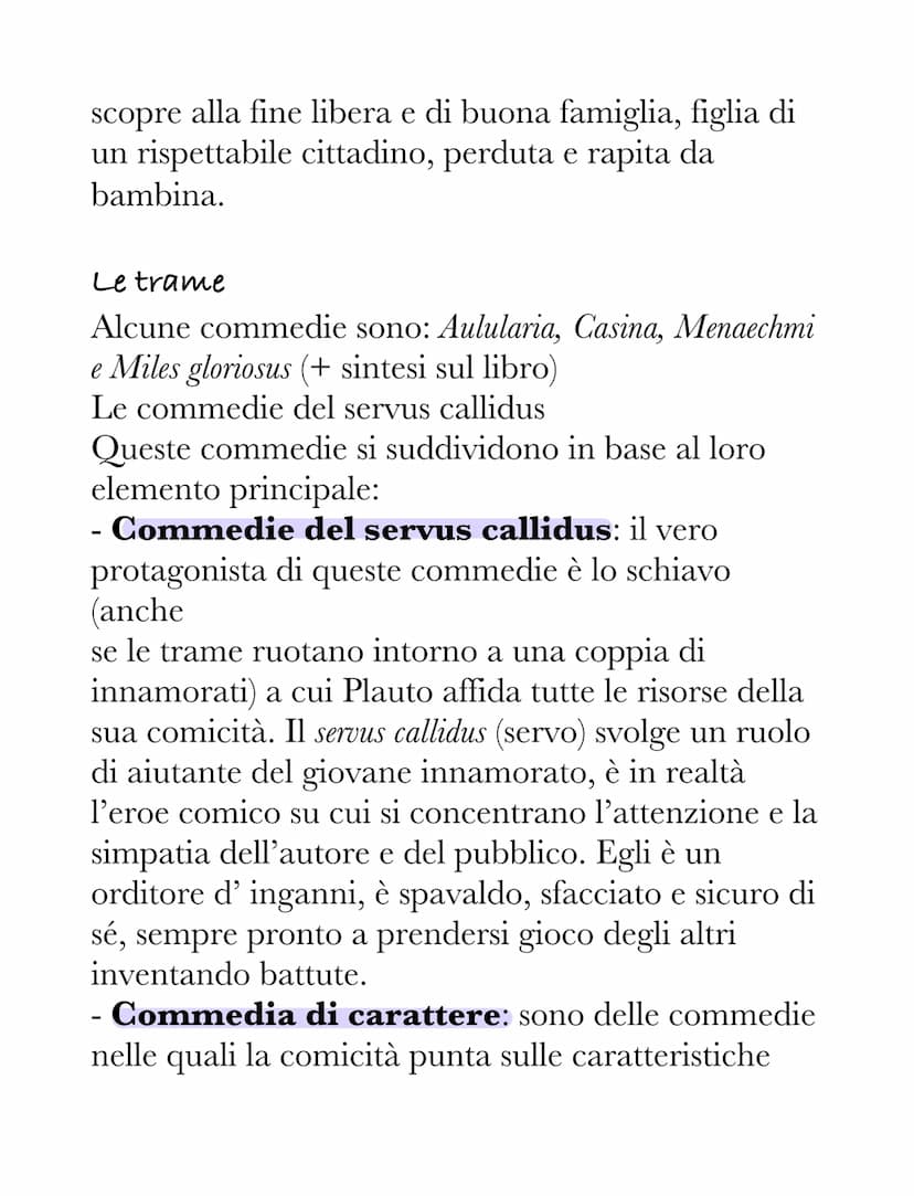 Plauto
La vita e i nomi del poeta
Plauto nacque qualche anno prima del 250 a.C. a
Sarsina (oggi in Romagna) e morì nel 184 a.C.
(periodo del
