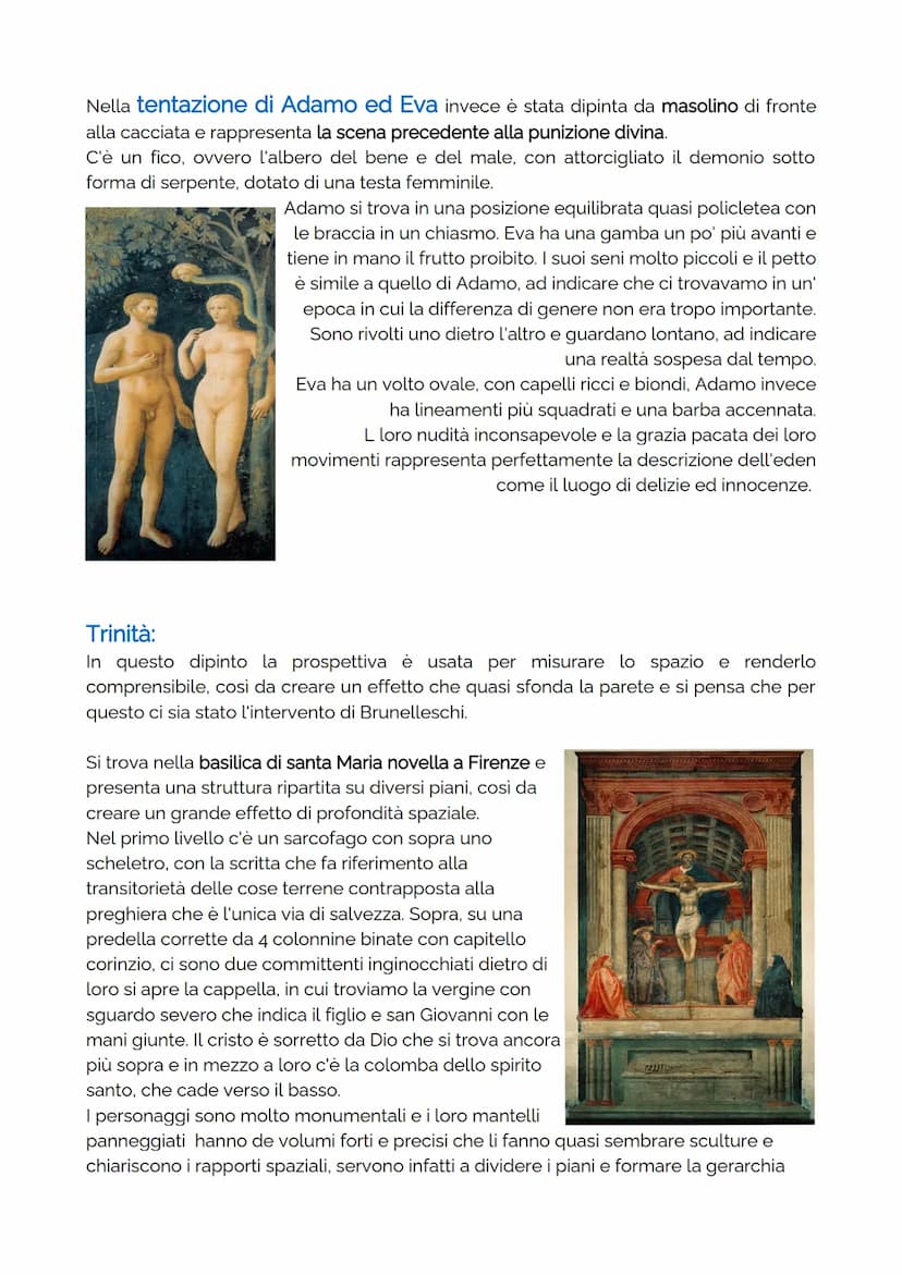 Masacao
Nasce nel 1401 a San Giovanni Valdarno, in provincia di Arezzo. Il suffisso accio è
dovuto al fatto che, secondo Vasari, egli fosse 