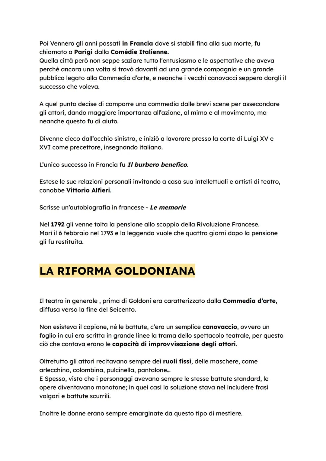 LA VITA
Carlo Goldoni
Goldoni nacque a Venezia nel 1707, 'la città culla del teatro'.
Per via della professione del padre, medico, dovette f