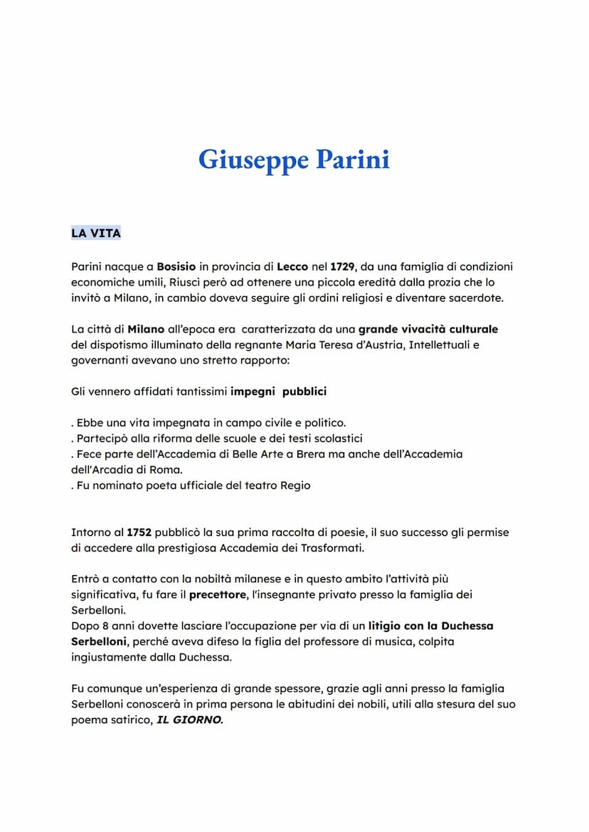 LA VITA
Carlo Goldoni
Goldoni nacque a Venezia nel 1707, 'la città culla del teatro'.
Per via della professione del padre, medico, dovette f