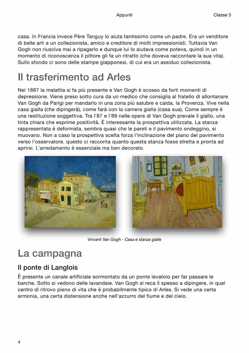 Appunti
Classe 5
Storia dell'arte
Vincent Van Gogh
Segno e colore come espressione di sé
Vincent Van Gogh si annovera sicuramente tra i simb