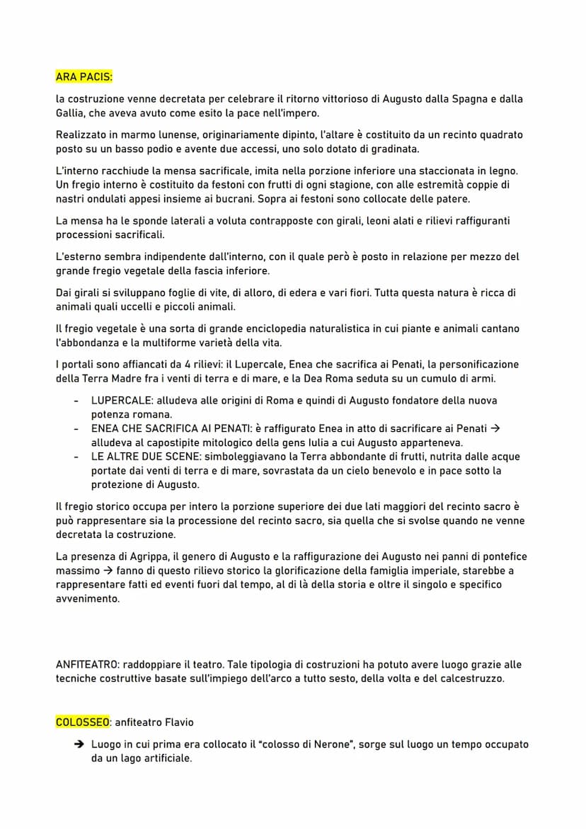 ARCHI, VOLTE E CUPOLE
Architettura greca → sistema architravato: un architrave e due sostegni sistema trilitico.
Architettura romana sistema