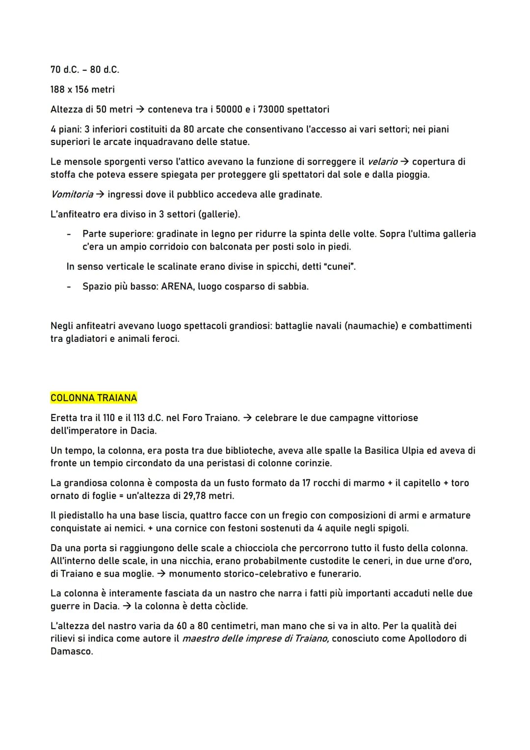 ARCHI, VOLTE E CUPOLE
Architettura greca → sistema architravato: un architrave e due sostegni sistema trilitico.
Architettura romana sistema