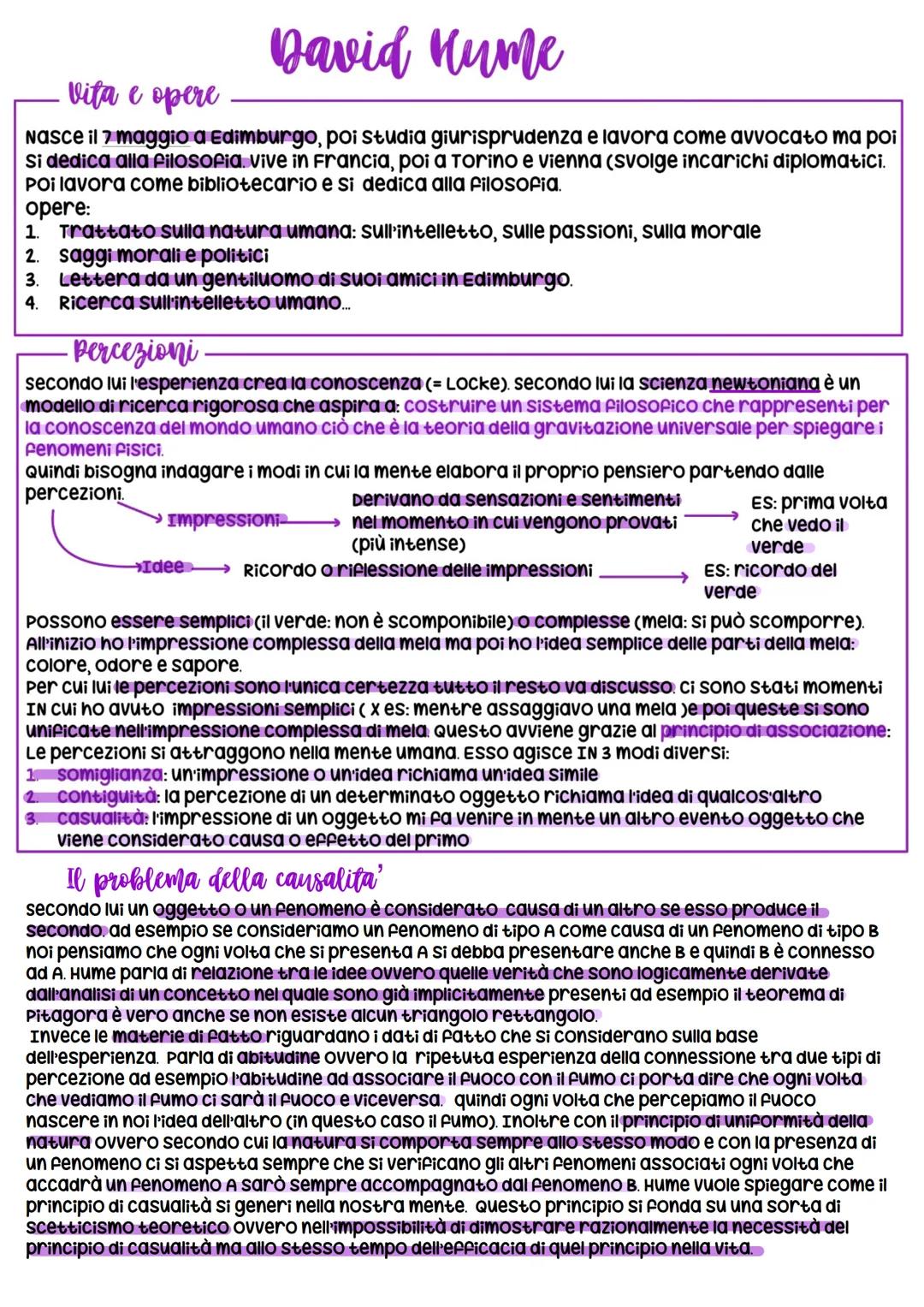 # David Hume

Vita e opere

Nasce il 7 maggio a Edimburgo, poi studia giurisprudenza e lavora come avvocato ma poi
Si dedica alla filosofia.