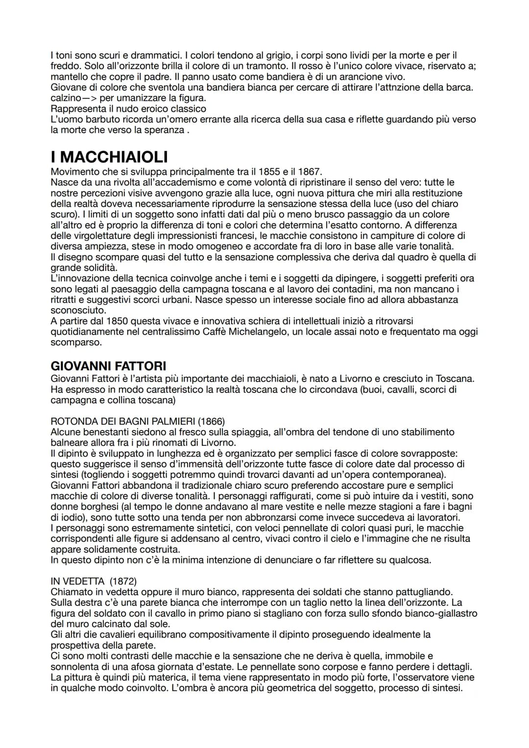 ROMANTICISMO
Si configura come un complesso movimento politico, filosofico, artistico e letterario diffusosi in
Europa tra la fine del '700 
