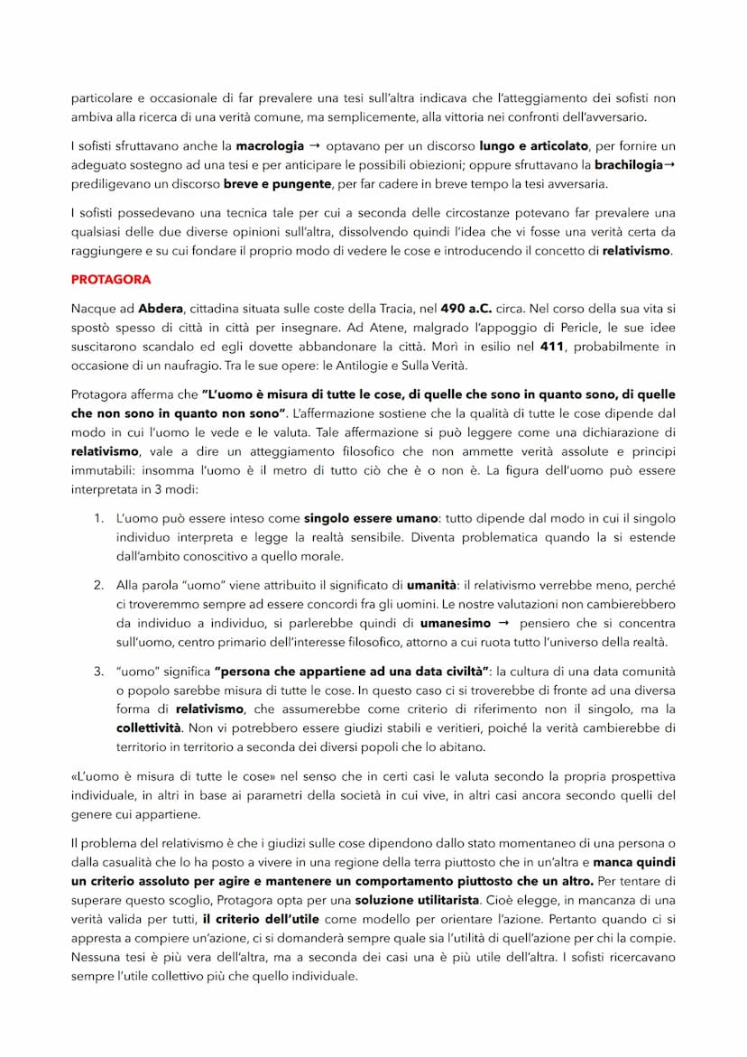 I SOFISTI
I sofisti sono un gruppo di filosofi accumunati da uno stesso atteggiamento di fronte alla realtà e dal
contesto storico-geografic