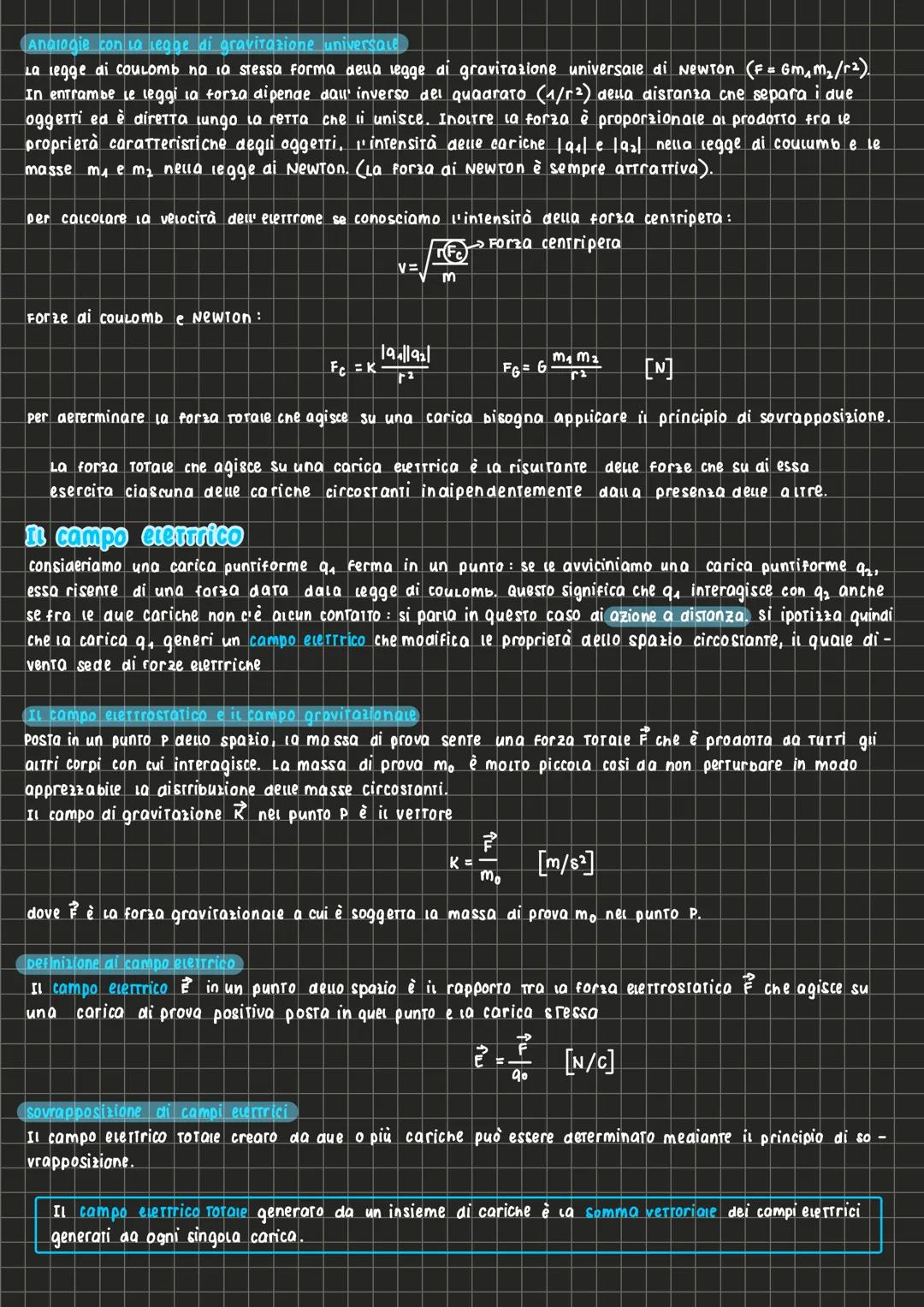 FORZE ELETTRICHE E CAMPI ELETTRICI
La natura elettrica della materia na origine a livello atomico.
un aromo è composto da un nucleo, formato