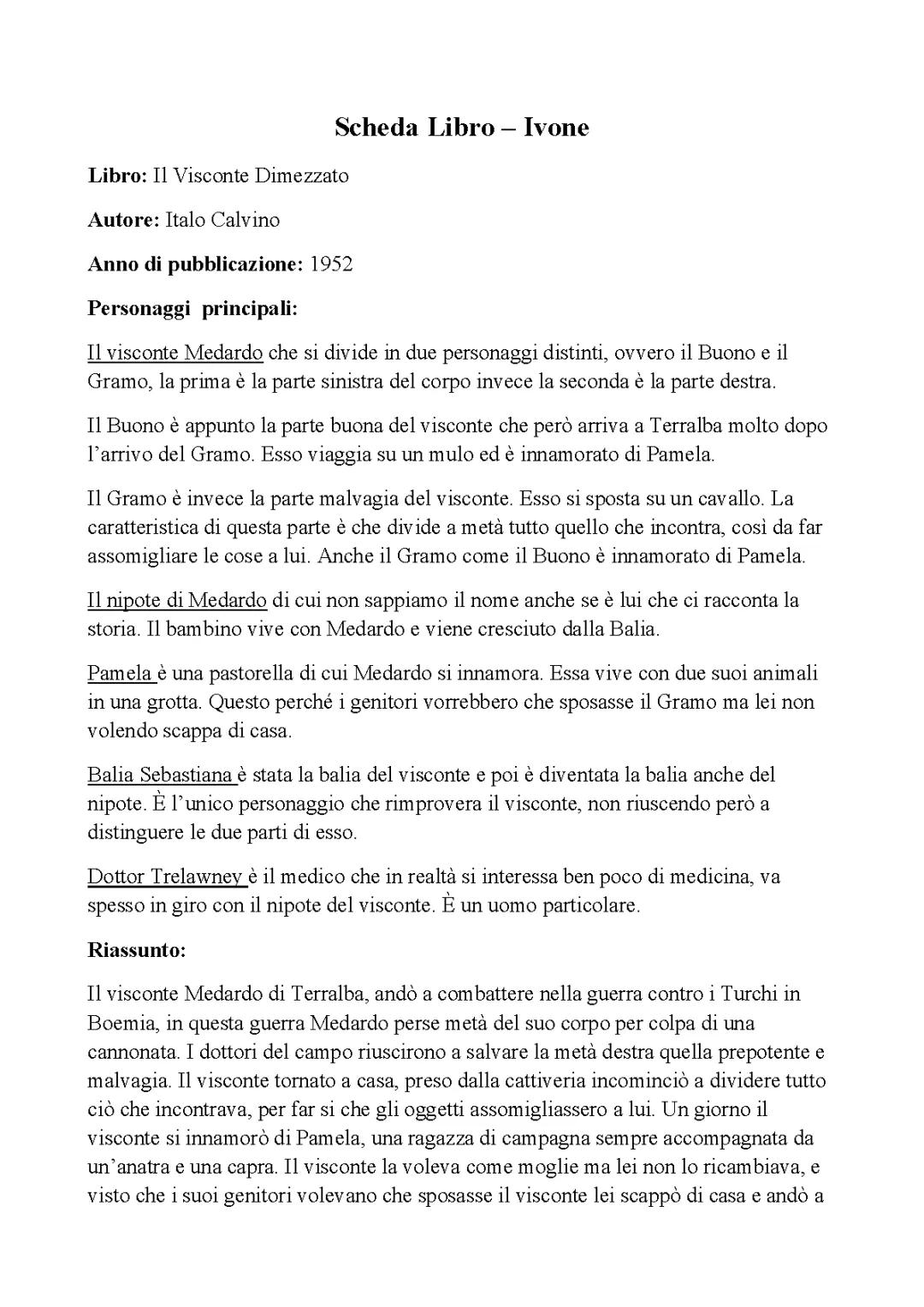 Il Visconte dimezzato