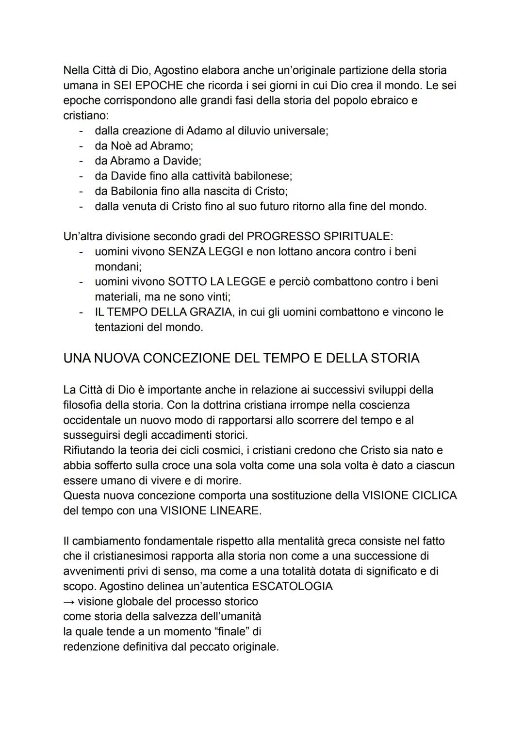 AGOSTINO
Racconta la sua vita in un testo intitolato: le Confessioni
è un lungo dialogo con Dio, un'autobiografia in cui
l'autore mette a nu