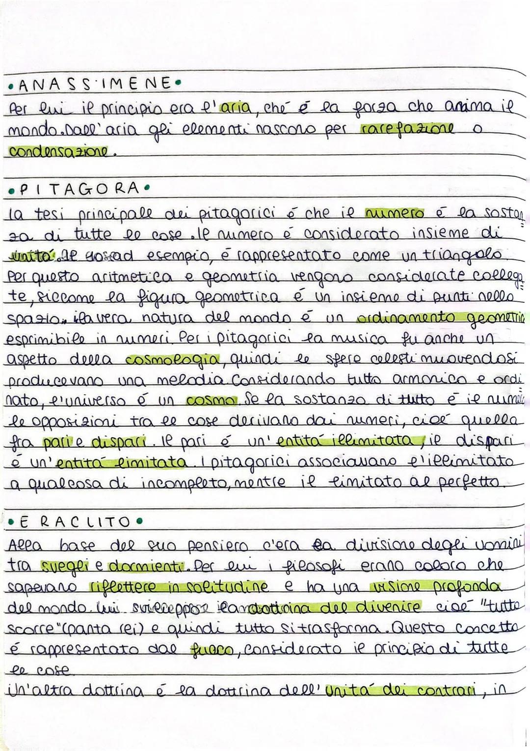 1 FILOSOFI PRESOCRATICI
• sono i primi filosofi che si occuparono del problema della
Inatura e della realtà. Si dividono in varie scuole :
-