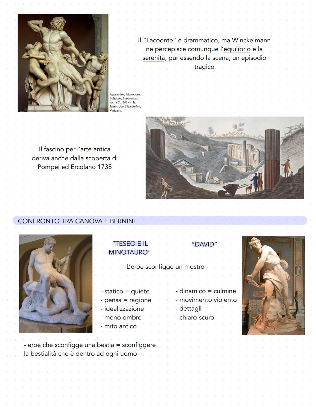Il Neoclassicismo
fine 1700 - inizio 1800
Riguarda tutte le arti e il pensiero, la cultura
Legame con l'Illuminismo
- Domina la seconda part