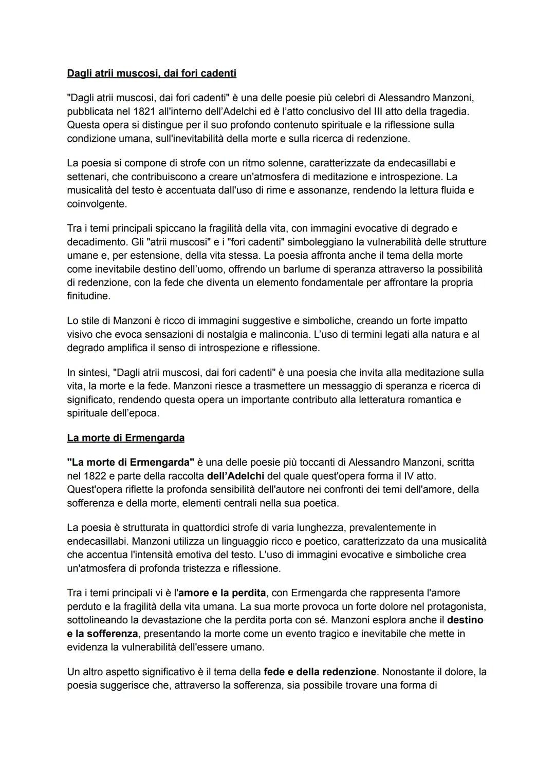 ALESSANDRO MANZONI
La vita
Alessandro Manzoni (1785-1873) è stato uno scrittore, poeta e drammaturgo italiano,
considerato uno dei maggiori 