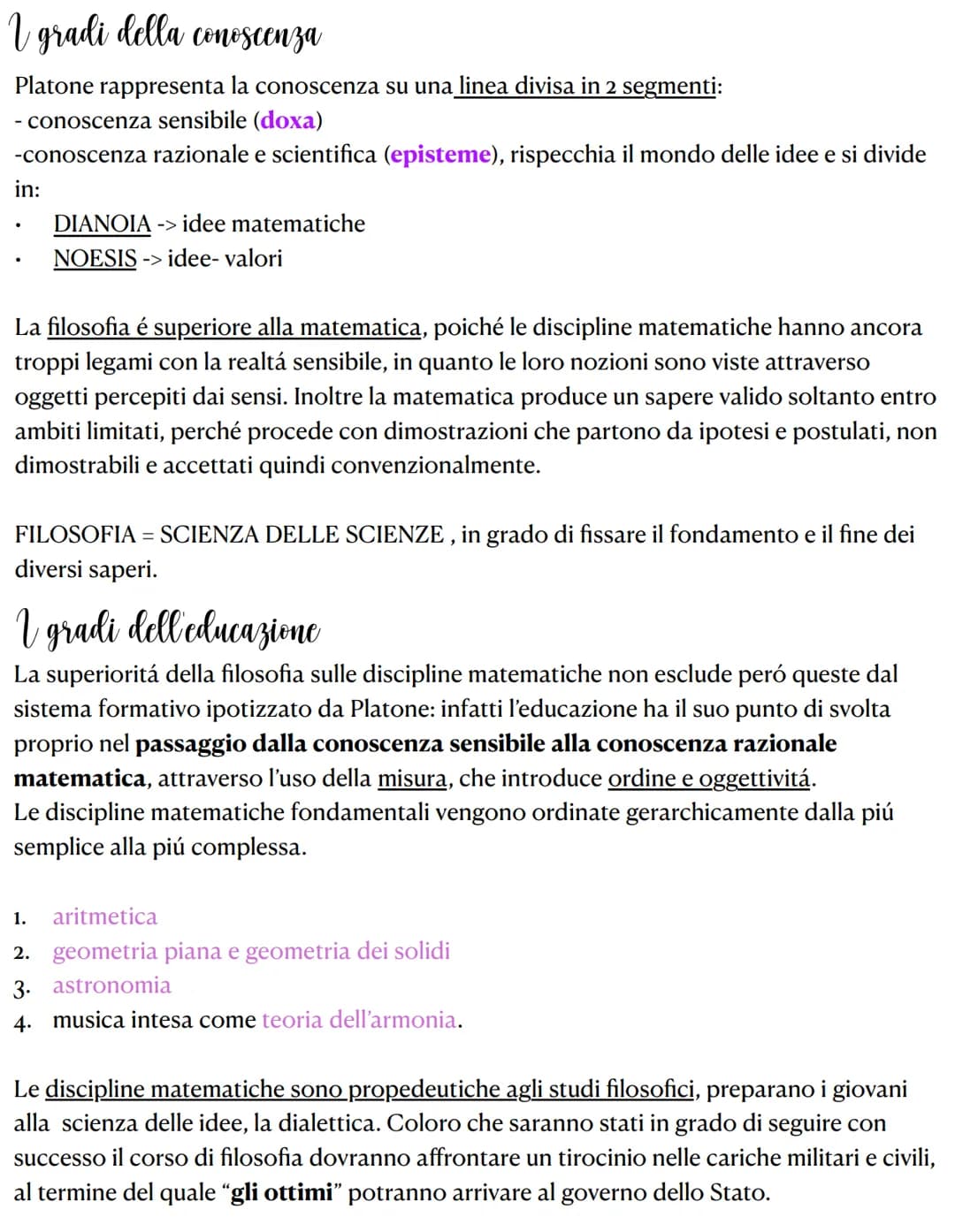 lo Stato ideale
Nella Repubblica, Platone descrive lo Stato ideale, una immaginaria comunità perfetta
nella quale ogni individuo può trovare