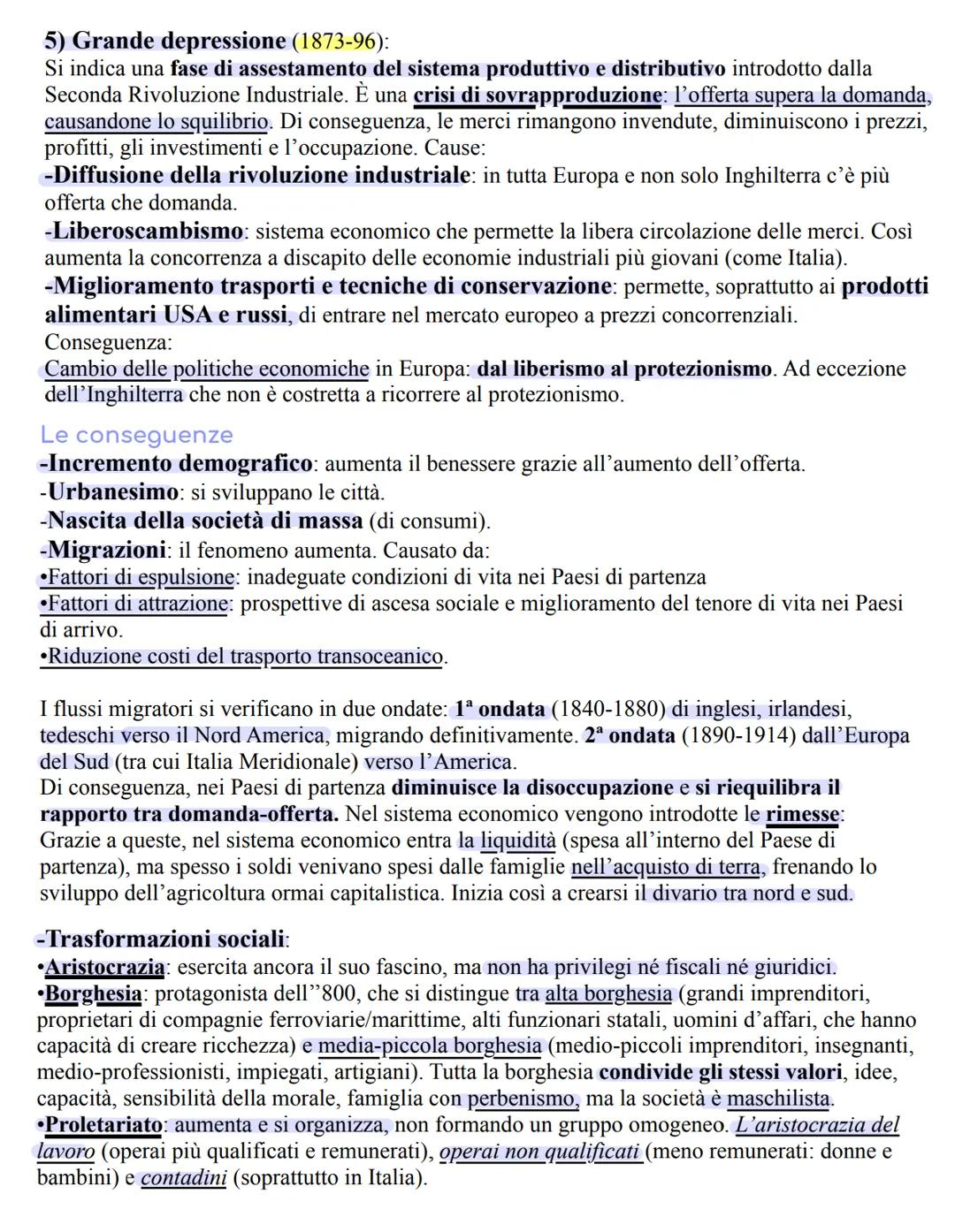 La 2 Rivoluzione Industriale
Quando? 1870-1914
È un cambiamento radicale e fondamentale dei sistemi di produzione, ha un impatto più forte
s