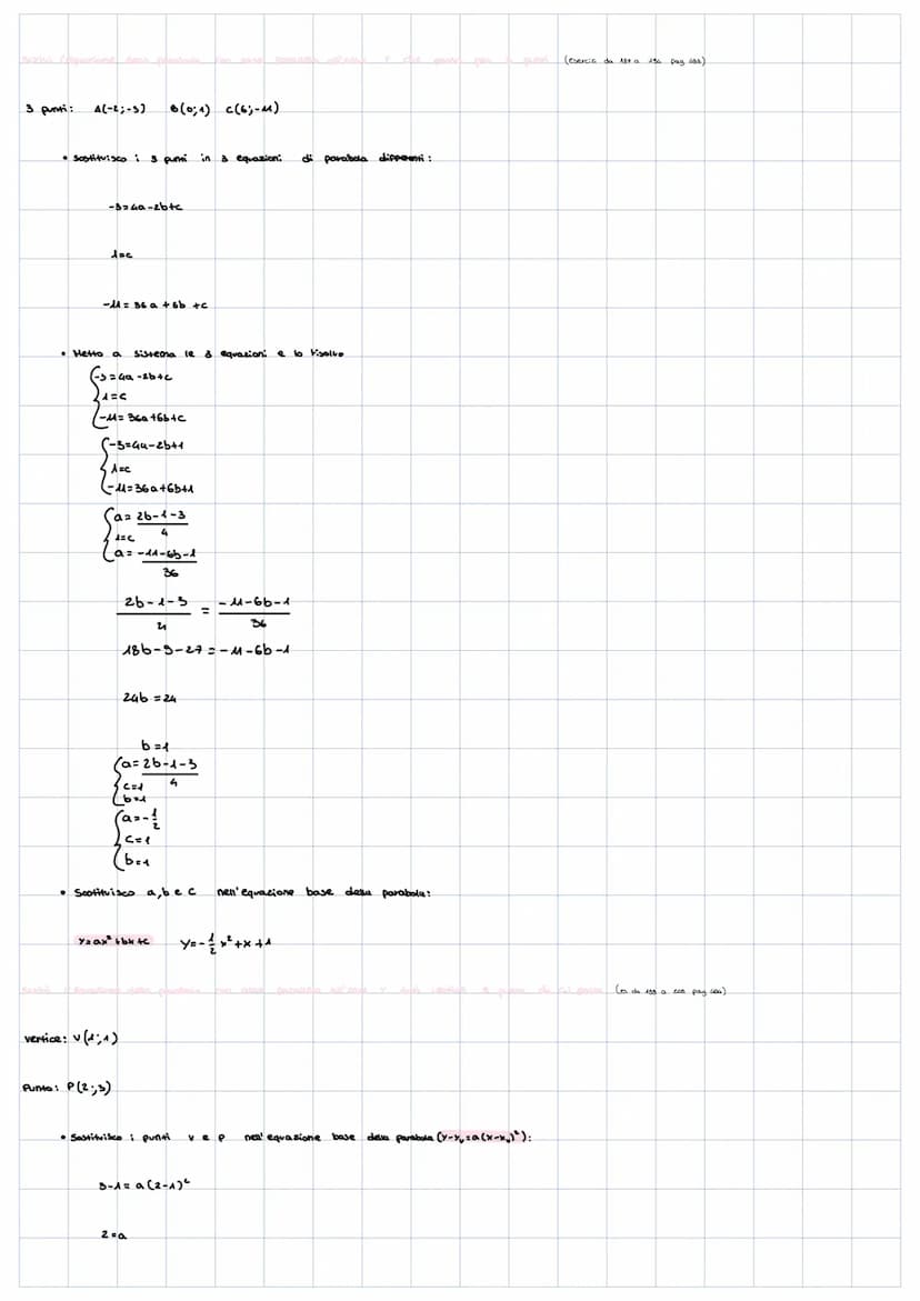 La paratrola
Trascia il drastro della parabou dopo risen toduses vertice, posi d'ing
Equazione parabola: y=x²-1.
• Trow il vertice: v
>b²-4a