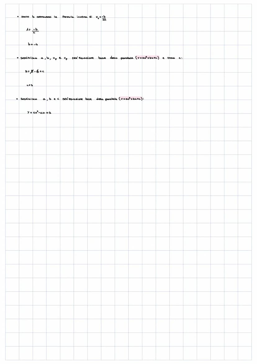 La paratrola
Trascia il drastro della parabou dopo risen toduses vertice, posi d'ing
Equazione parabola: y=x²-1.
• Trow il vertice: v
>b²-4a