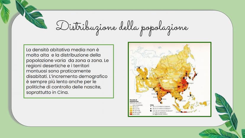 ASIA Confini
L'Asia è il continente più esteso e
popolato del mondo; insieme a
l'Europa formano un unico blocco,
l'Eurasia. L'Asia e L'Europ