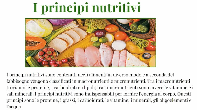 L'alimentazione La piramide
alimentare
La piramide alimentare è un
modello su cui è basata la
nostra alimentazione.
Alla base ci sono gli al