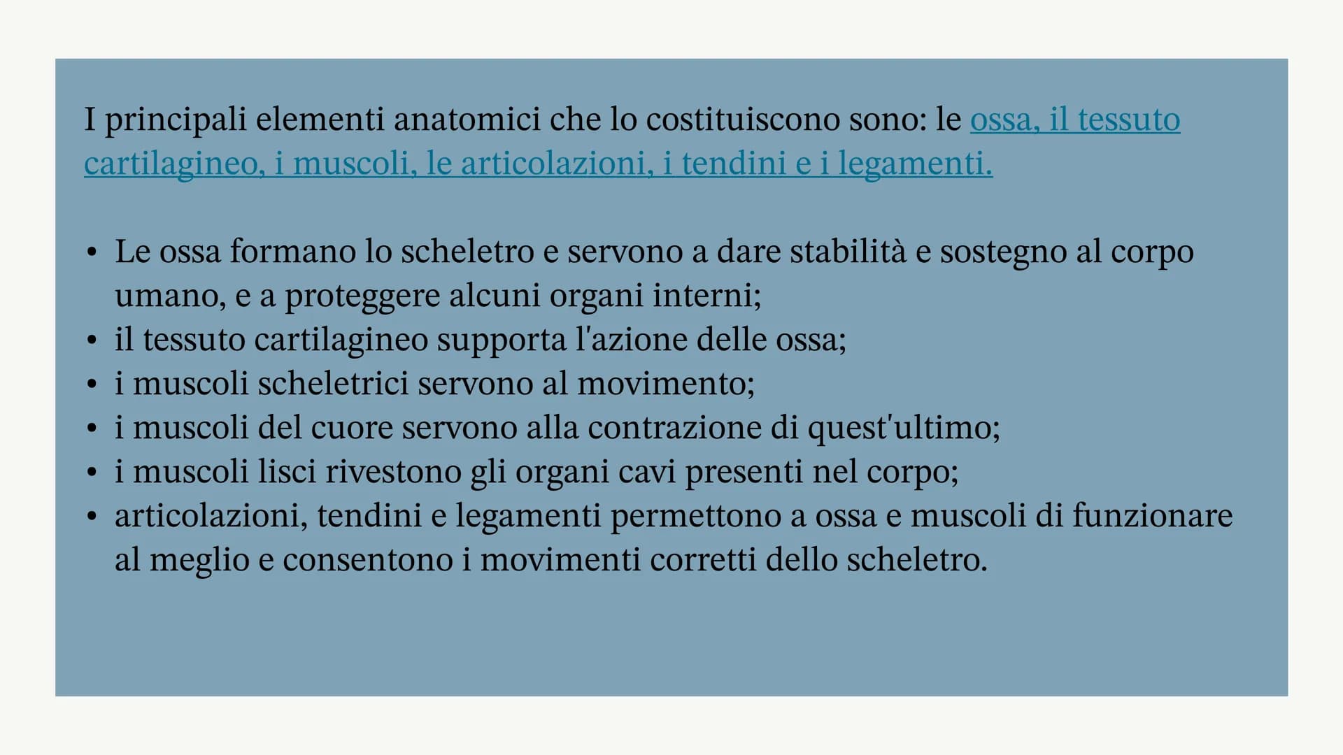 L'apparato locomotore
Albisinni Laura COS'È
L'apparato locomotore sostiene il corpo
e protegge gli organi più delicati come il
cuore.
L'appa