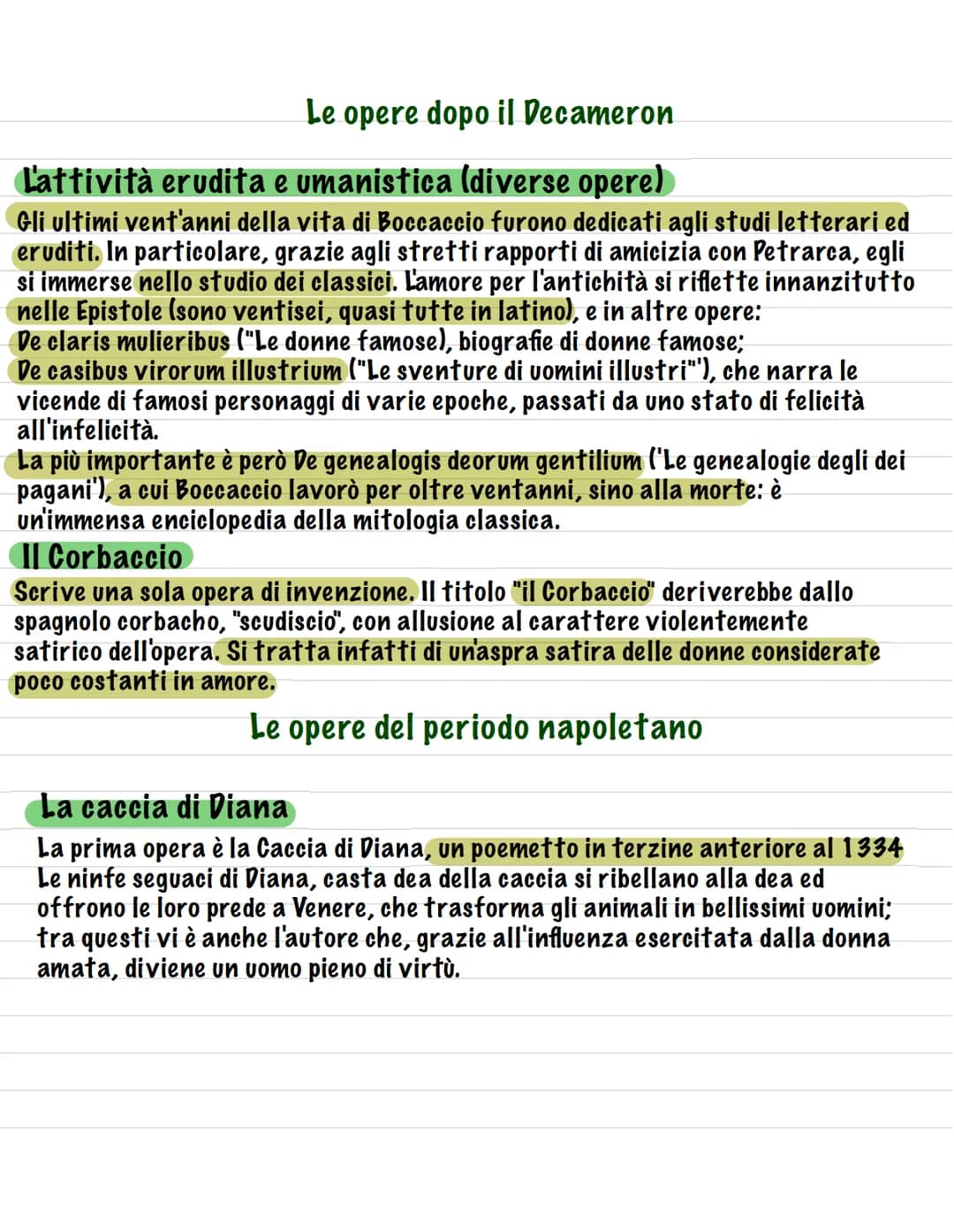 Giovanni Boccaccio
Nacque nel 1313 a Certaldo. Fu avviato ai primi studi a
Firenze. Nel 1327 il padre si recò a Napoli in qualità di
socio d