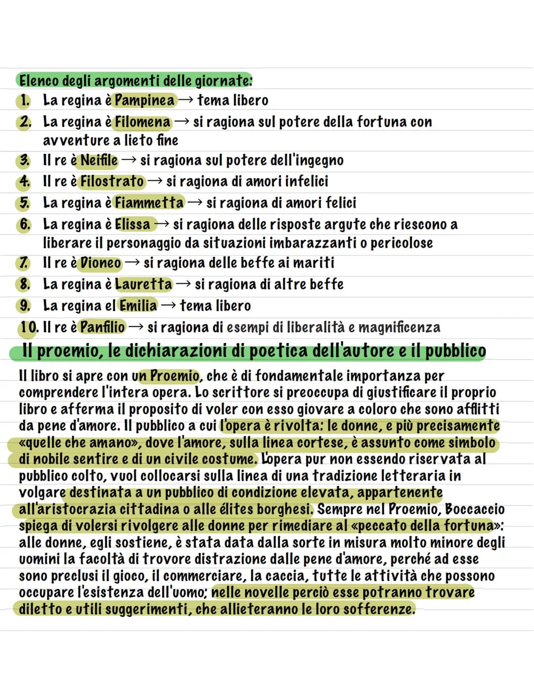 Giovanni Boccaccio
Nacque nel 1313 a Certaldo. Fu avviato ai primi studi a
Firenze. Nel 1327 il padre si recò a Napoli in qualità di
socio d