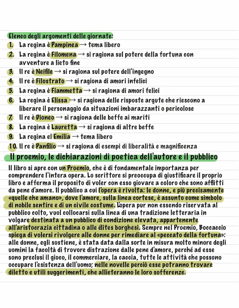 Giovanni Boccaccio
Nacque nel 1313 a Certaldo. Fu avviato ai primi studi a
Firenze. Nel 1327 il padre si recò a Napoli in qualità di
socio d